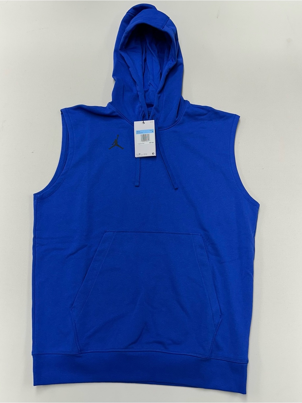 Nike Air Jordan Dri-FIT Fleece Sleeveless Hoodie Blue DQ7946-315 Men's Medium